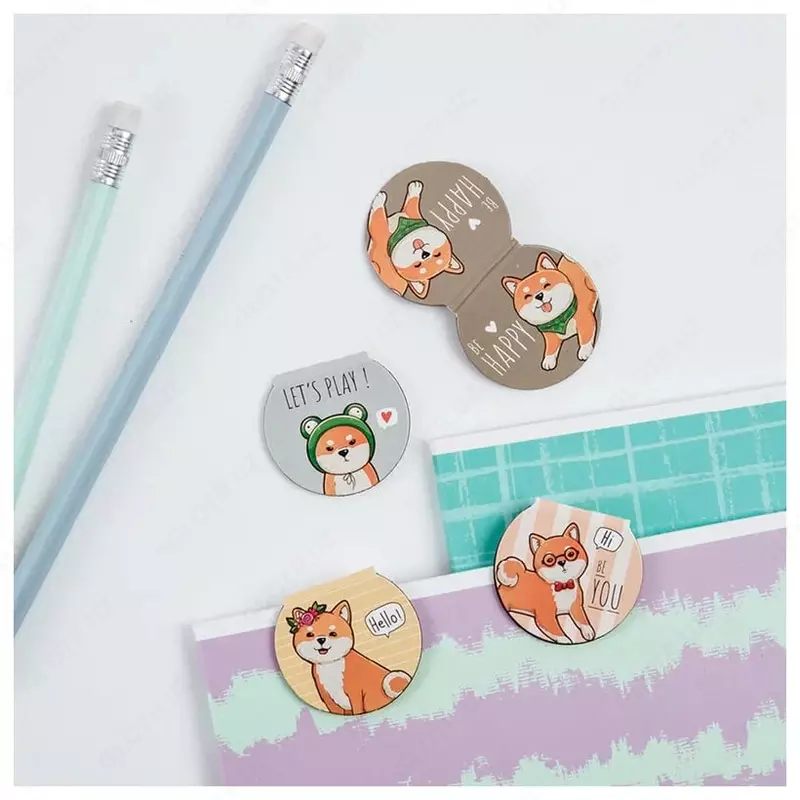 Dizayn magnit xatcho'p MESHU "Yoqimli it" 35 x 35 mm (Art.- MS_39407)