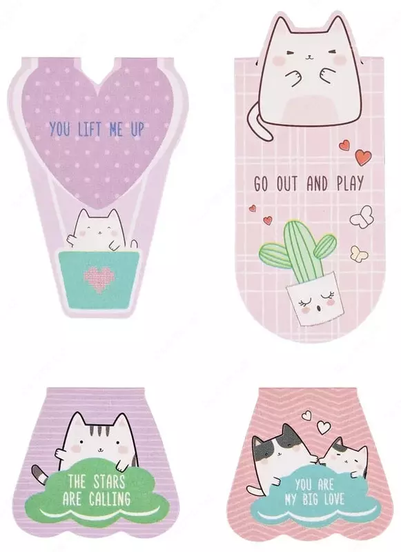 MESHU Design Magnit Bookmark "Say Miyav" 25 x 58 mm (Art.- MS_39389)