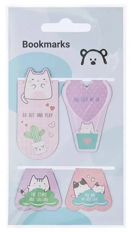 MESHU Design Magnit Bookmark "Say Miyav" 25 x 58 mm (Art.- MS_39389)