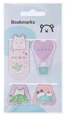 MESHU Design Magnit Bookmark "Say Miyav" 25 x 58 mm (Art.- MS_39389)