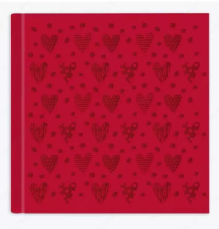 Записная книжка "Феникс+ "Сердечки", 105 х 105 мм, 80 л. (Арт. - 45708)