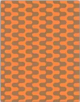 Записная книжка "Феникс+ "Волны на оранжевом"