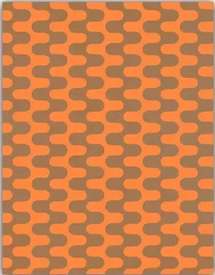 Записная книжка "Феникс+ "Волны на оранжевом", 150 х 113 мм, 80 л. (Арт. - 44693)