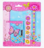 Детская Записная книжка 7БЦ ArtSpace "Butterfly" застежка замок А7