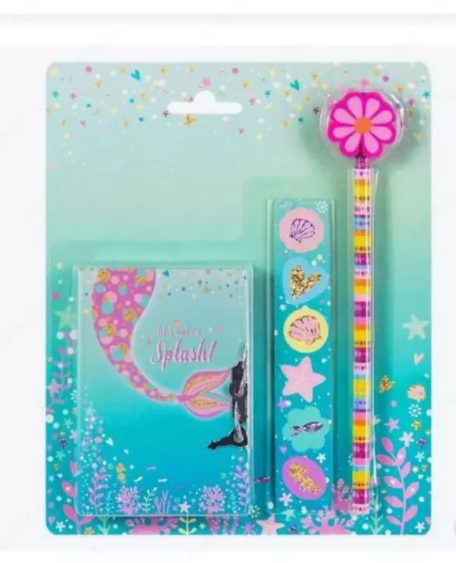 Bolalar daftarchasi 7BTs ArtSpace "Mermaid style" qisqich qulfi A7, 64 sh. (Art. - NL170s_24578)