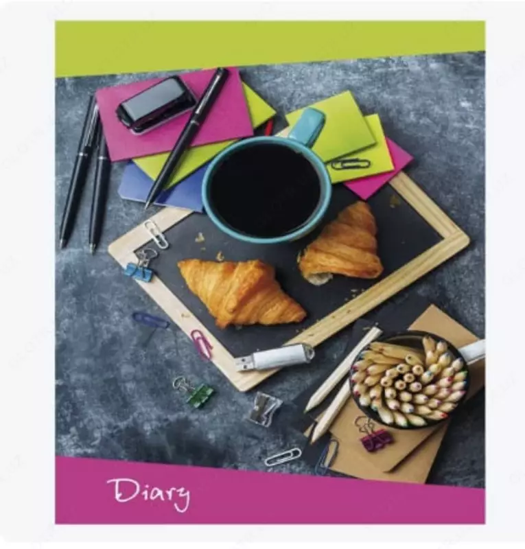 Записная книжка "Феникс+ "Diary" А6+, 120 х 170 мм, 96 л. (Арт. - 45751)