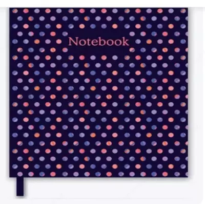 Записная книжка  Записная книжка "Феникс+ "Notebook Горошек на фиолетовом" А5+, 145 х 165 мм, 96 л. (Арт. - 45727)
