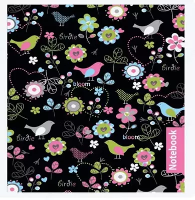 Записная книжка "Феникс+ "Notebook Птички" А6+, 117 х 151 мм, 48 л. (Арт. - 47119)