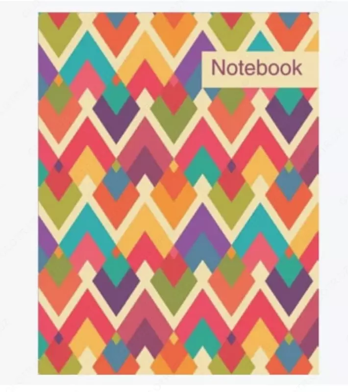 Записная книжка "Феникс+ "Notebook Цветные ромбы" А6+, 117 х 151 мм, 48 л. (Арт. - 47121)