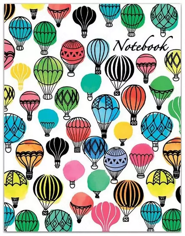 Записная книжка "Феникс+ "Notebook Воздушные шары" А6+, 117 х 151 мм, 48 л. (Арт. - 47123)