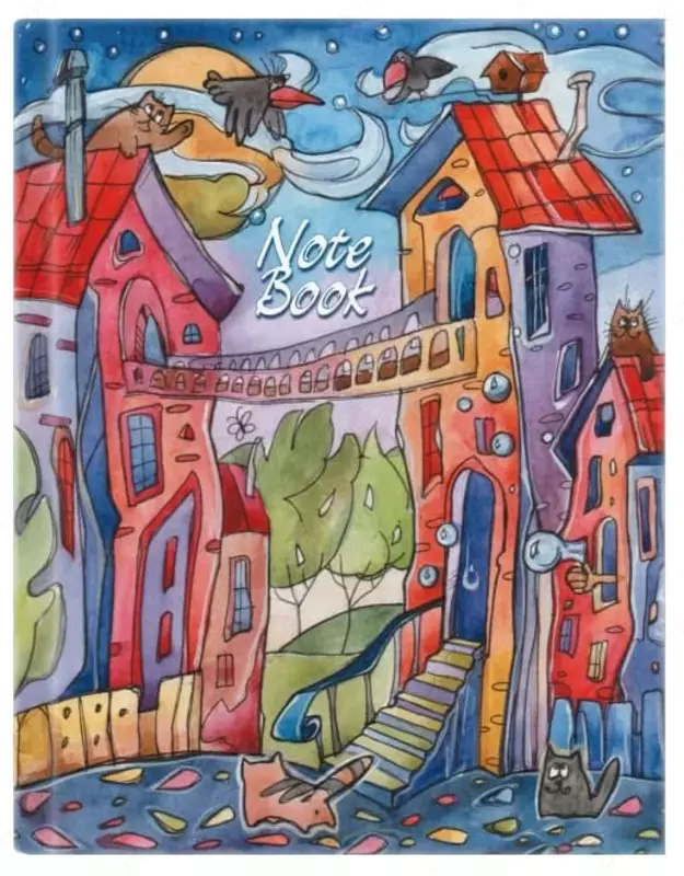 Записная книжка "Феникс+ "Notebook Волшебный город" А6+, 117 х 151 мм, 48 л. (Арт. - 48114)