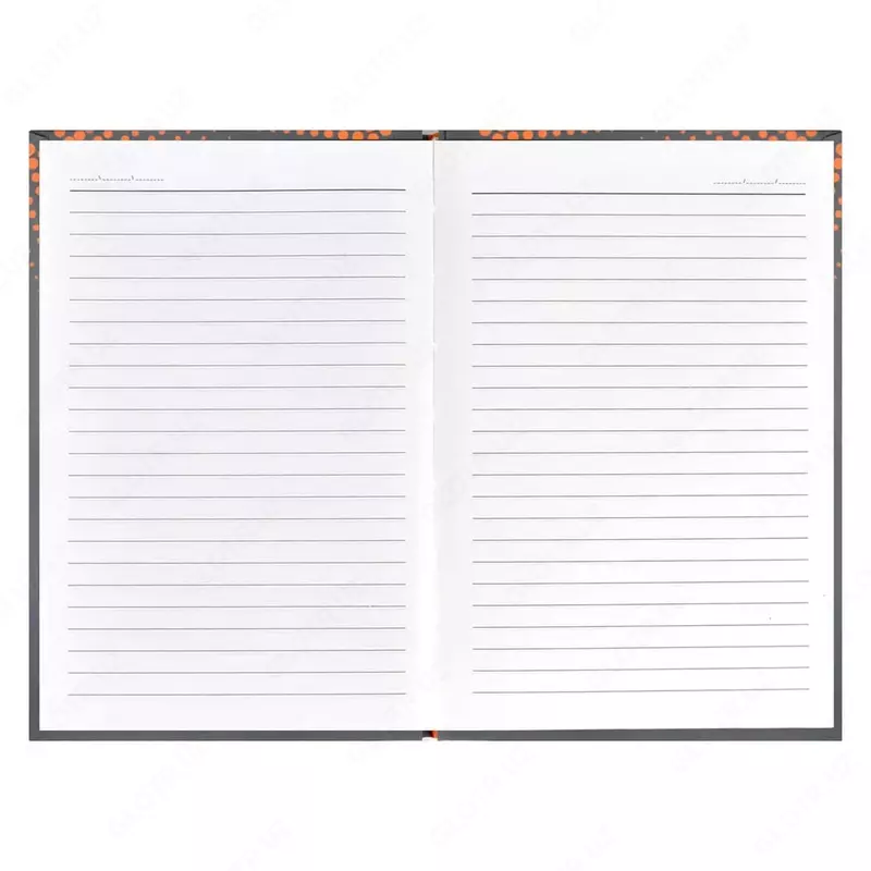 Записная книжка "Феникс+ "Notebook Оранжевый орнамент" А6+, 120 х 170 мм, 96 л. (Арт. - 45716)