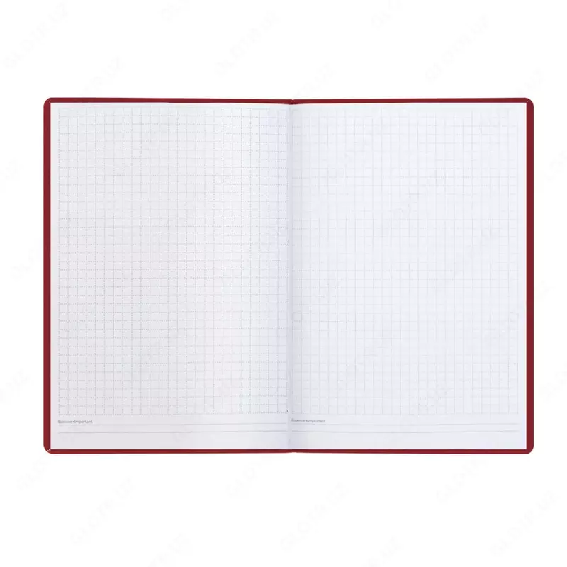 Записная книжка "Феникс+ "Красный металлик" А5, 140 х 205 мм, 96 л. (Арт. - 49856)