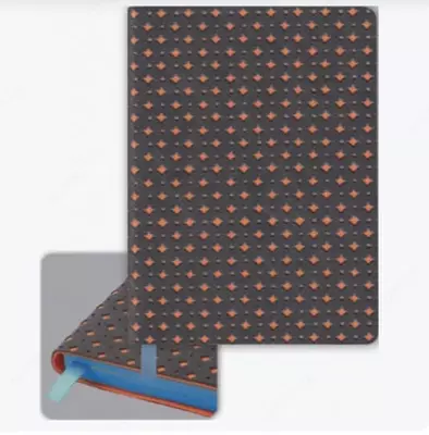 Записная книжка  Записная книжка "Феникс+ "Notebook Серый оранж" А6+, 92 х 145 мм, 98 л. (Арт. - 42604)