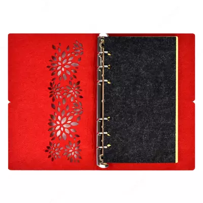 Записная книжка "Феникс+ "Notebook Мягкий фетр" А6+, 120 х 190 мм, 80 л. (Арт. - 45372)