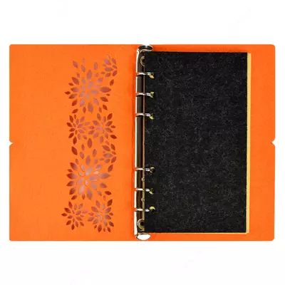 Записная книжка  Записная книжка "Феникс+ "Notebook Мягкий фетр" А6+, 120 х 190 мм, 80 л. (Арт. - 45375)