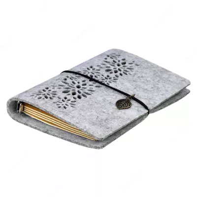 Записная книжка "Феникс+ "Notebook Мягкий фетр" А6+, 120 х 190 мм, 80 л. (Арт. - 45376)