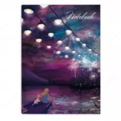 Записная книжка "Феникс+ "Notebook Яркая ночь" А6+, 130 х 185 мм, 80 л. (Арт. - 48346)