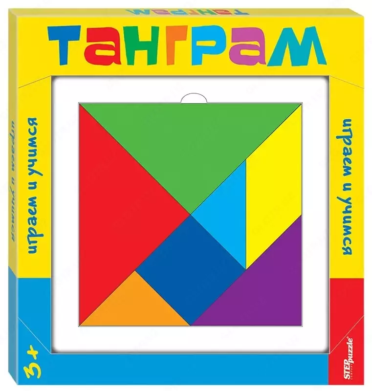 Tangram Step Puzzle oʻyini (Art.-89812)