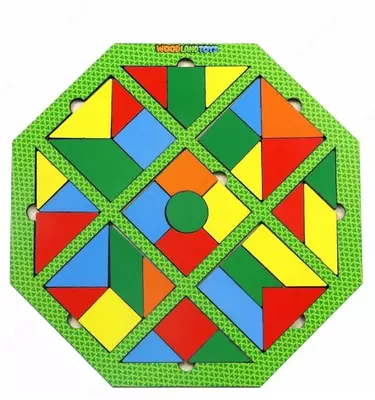 Step Puzzle Woodlandtoys  Step Puzzle Woodlandtoys "Kaleydoskop Glade" (Art. - 83403)