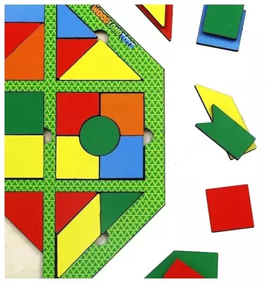 Step Puzzle Woodlandtoys  Step Puzzle Woodlandtoys "Kaleydoskop Glade" (Art. - 83403)