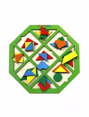 Step Puzzle Woodlandtoys  Step Puzzle Woodlandtoys "Kaleydoskop Glade" (Art. - 83403)