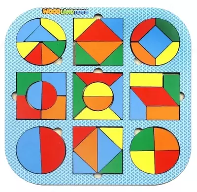 Игра-головоломка Step Puzzle Woodlandtoys  Игра-головоломка Step Puzzle Woodlandtoys "Калейдоскоп Море" (Арт. - 83404)