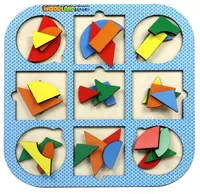 Игра-головоломка Step Puzzle Woodlandtoys "Калейдоскоп Море" (Арт. - 83404) - 86 000 сум