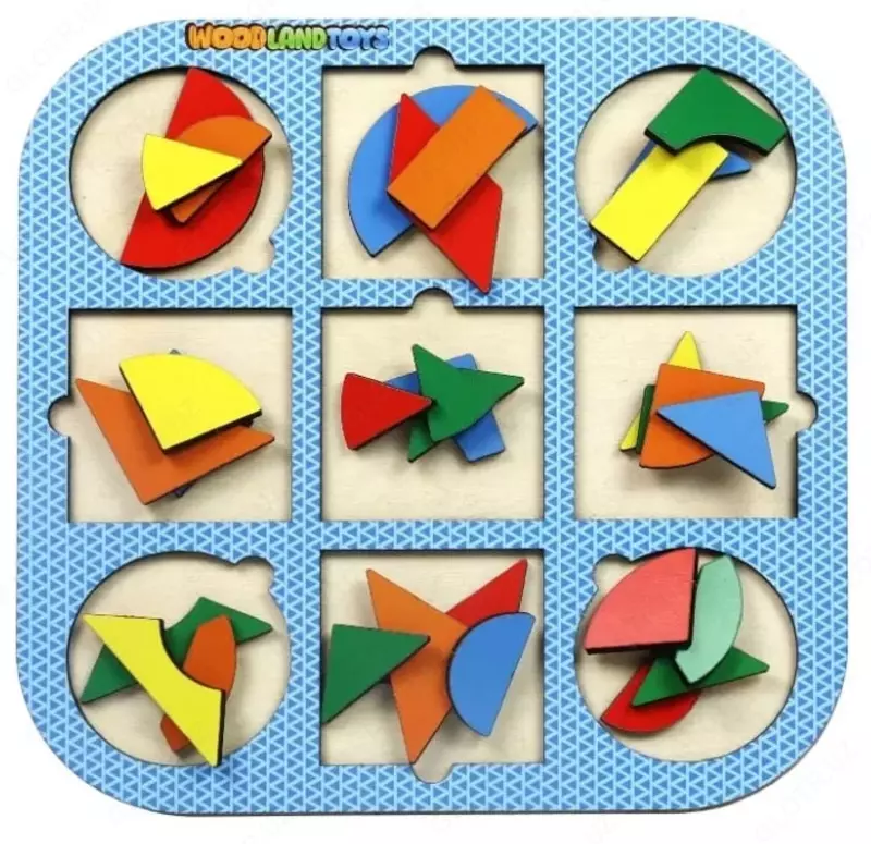Игра-головоломка Step Puzzle Woodlandtoys "Калейдоскоп Море" (Арт. - 83404)