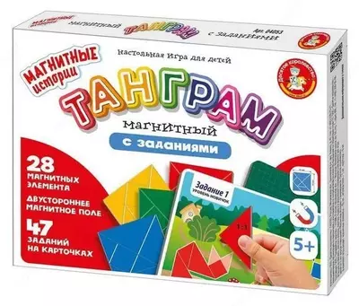 Игра-головоломка  Игра-головоломка "Десятое королевство" магнитный танграм (Арт. - 4053)