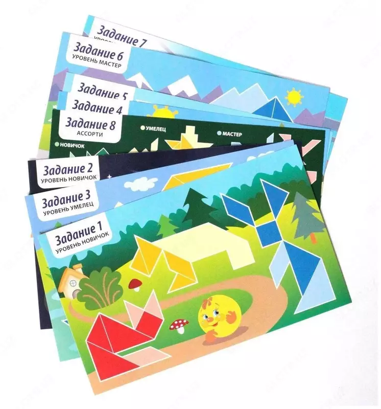 O'ninchi Qirollik boshqotirma o'yini magnit tangram (Art. - 4053)