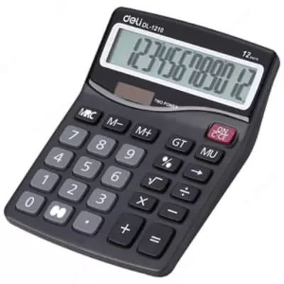 Калькулятор "Deli" 12 - разрядный (Арт. -1210)