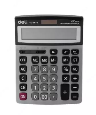 Калькулятор "Deli" 12 - разрядный (Арт. - 1616)