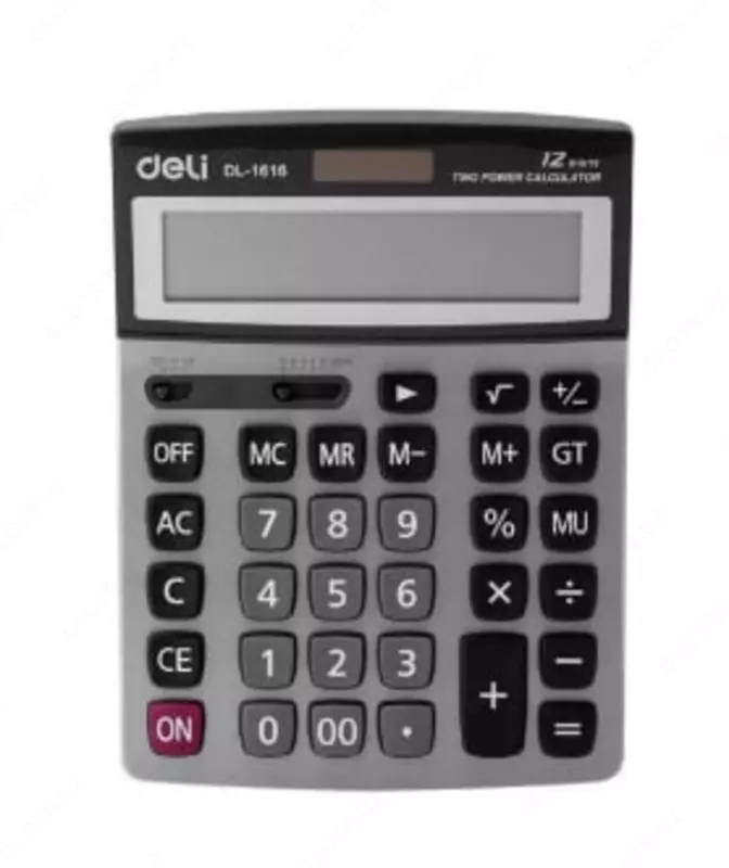 Калькулятор "Deli" 12 - разрядный (Арт. - 1616)