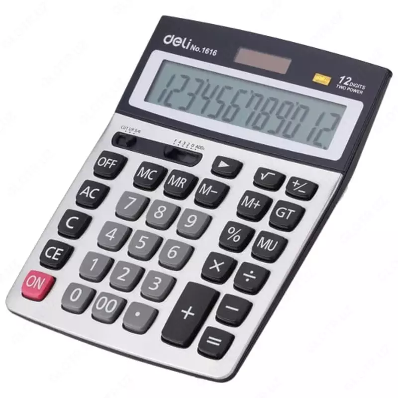 Калькулятор "Deli" 12 - разрядный (Арт. - 1616)