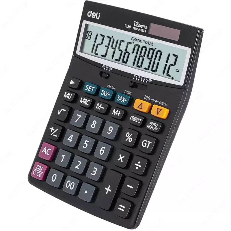 Калькулятор "Deli" 12 - разрядный (Арт. - 1630)