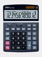 Калькулятор "Deli" 12 - разрядный (Арт. - 1631)
