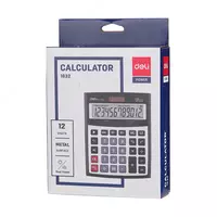 139 000 сум Калькулятор "Deli" 12 - разрядный (Арт. - 1632)