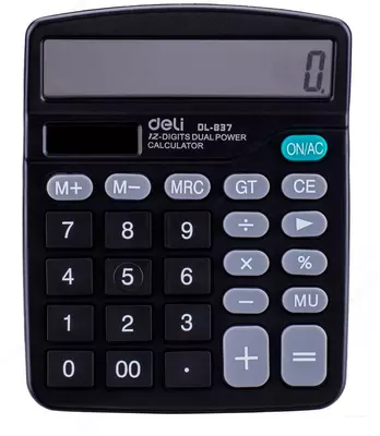 Kalkulyator "Deli" 12 - raqam (Art. - 837)