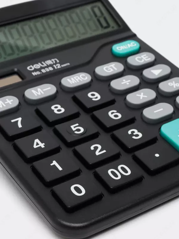 Калькулятор "Deli" 12 - разрядный (Арт. - 838)