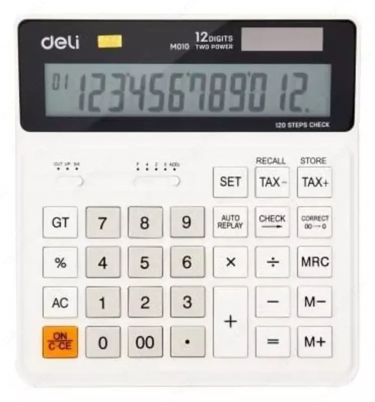 Калькулятор "Deli" 12 - разрядный (Арт. - 01010-EM)