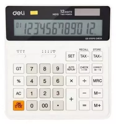 Калькулятор "Deli" 12 - разрядный (Арт. - 01010-EM)
