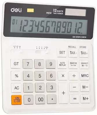 Калькулятор "Deli" 12 - разрядный (Арт. - 01010-EM)