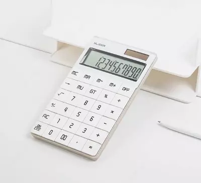 Калькулятор "Deli Nusign" 12 - разрядный (Арт. - 042-NS-wt)