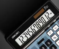 139 000 сум Калькулятор "Deli" 12 - разрядный (Арт. - 2137 bl)