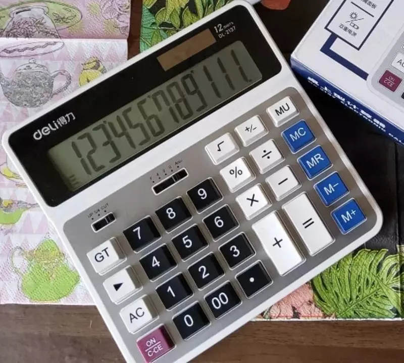 Kalkulyator "Deli" 12 - raqam (Art. - 2137s)