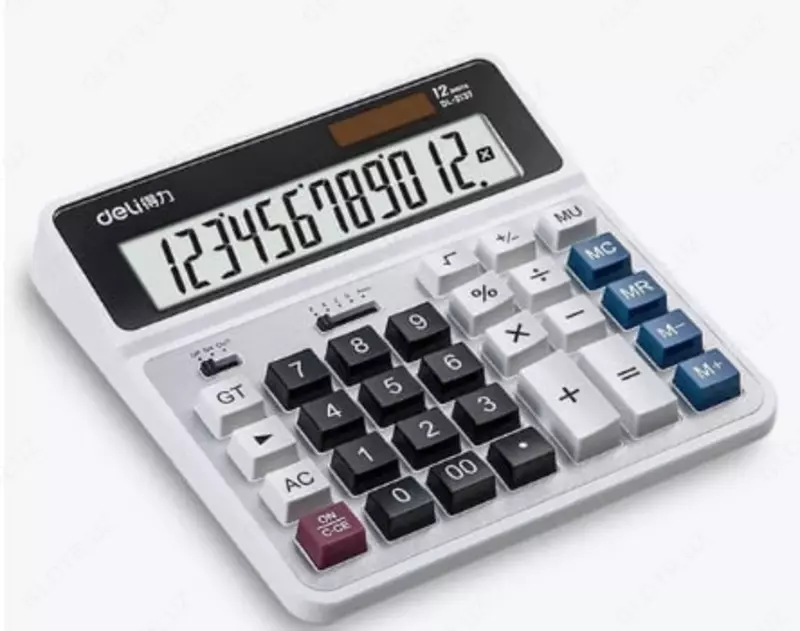 Kalkulyator "Deli" 12 - raqam (Art. - 2137s)