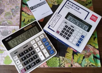 Kalkulyator "Deli" 12 - raqam (Art. - 2137s)