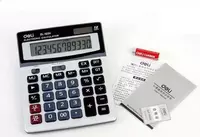 Калькулятор "Deli" 12 - разрядный (Арт. - 1654) Только в розницу
