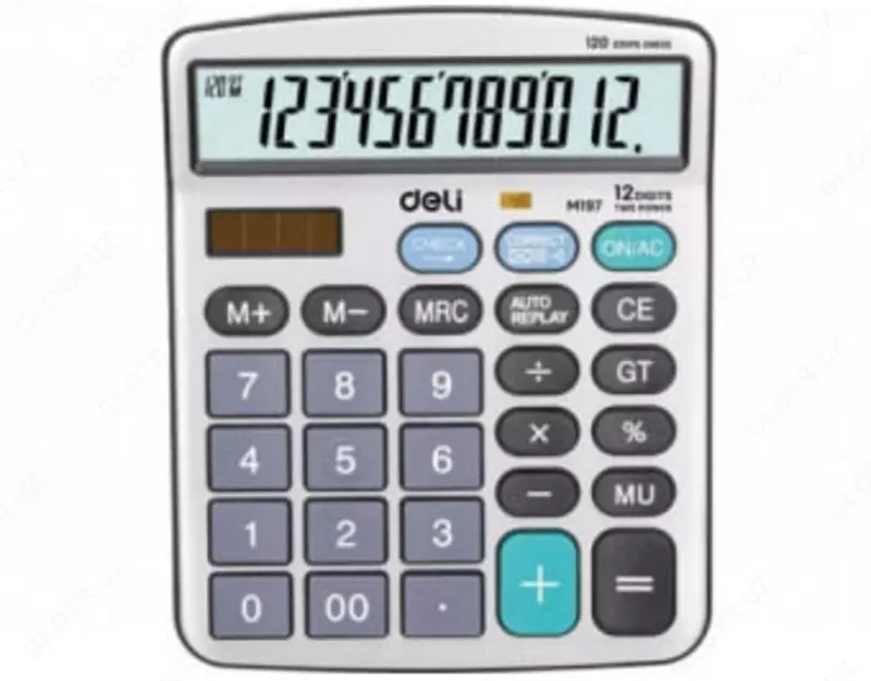 Калькулятор "Deli" 12 - разрядный (Арт. - 19710 - ЕМ)